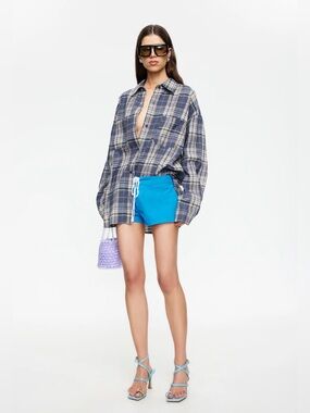 Lioness Clarity Shirt | ash plaid A5